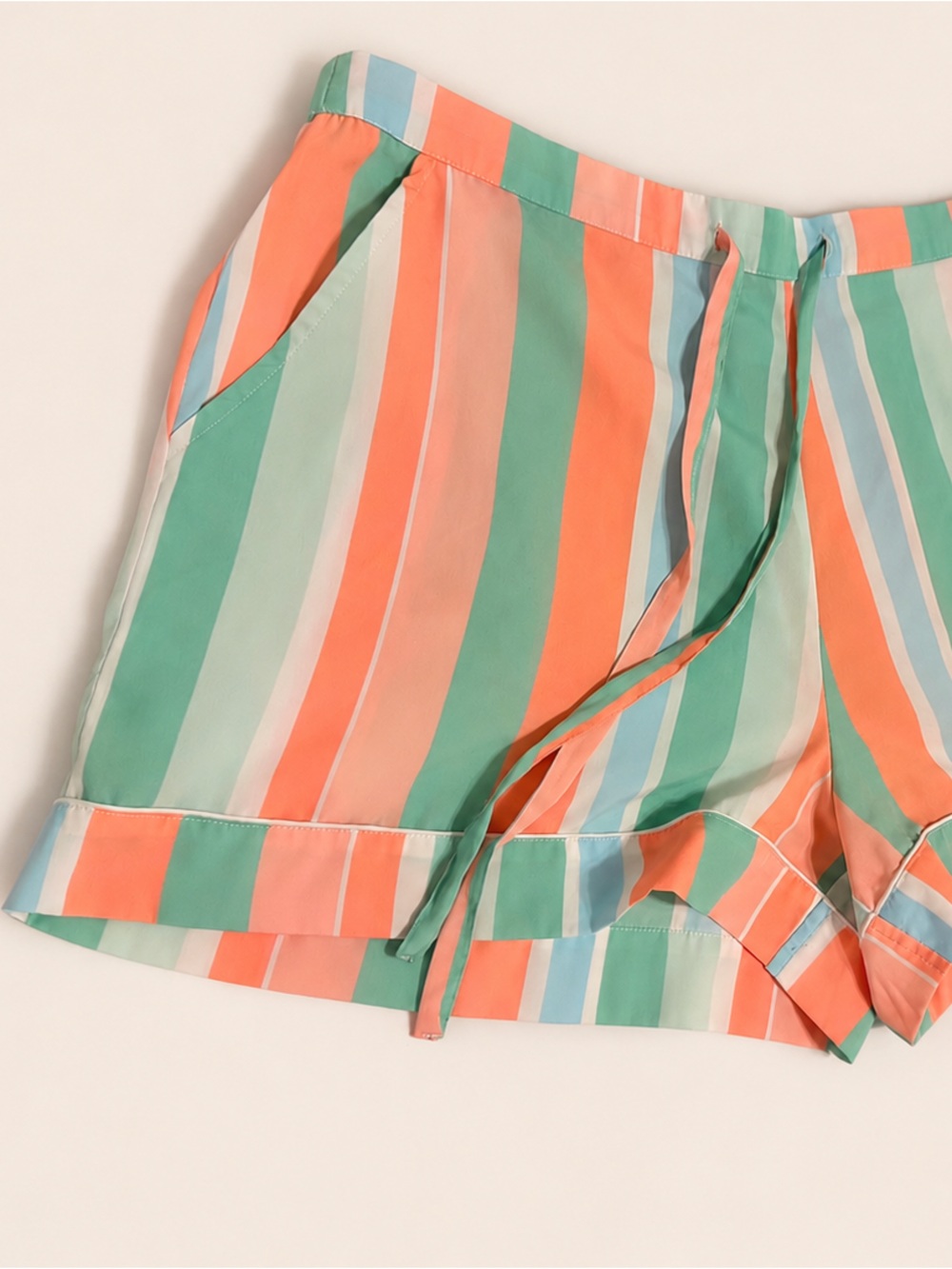 Tommy Bahama Pastel Striped Two-Piece Sleepwear Set - Picture 7 of 8